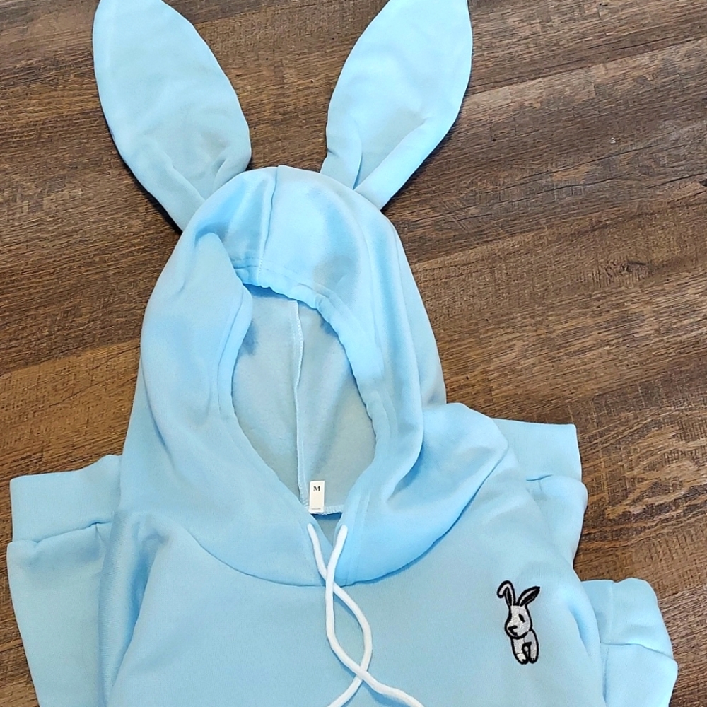 Blue Bunny Hoodie